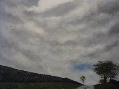 Scapes - Lone Flight 2 - Acrylic On Canvas