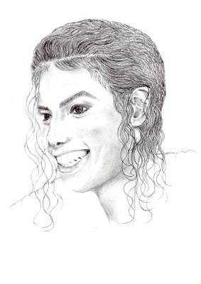 Sketch Portrait Portraituregra - Michael Jackson - Pencil And Paper