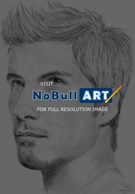 Sketch Portrait Portraituregra - David Beckham - Pencil And Paper