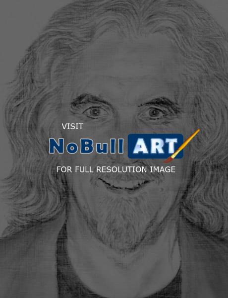 Sketch Portrait Portraituregra - Billy Connolly - Pencil And Paper