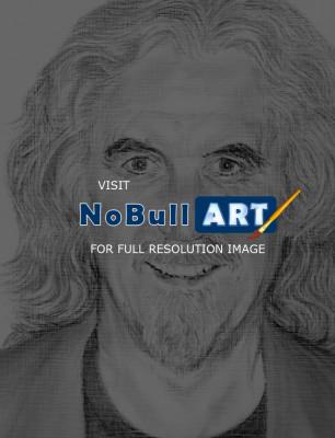 Sketch Portrait Portraituregra - Billy Connolly - Pencil And Paper