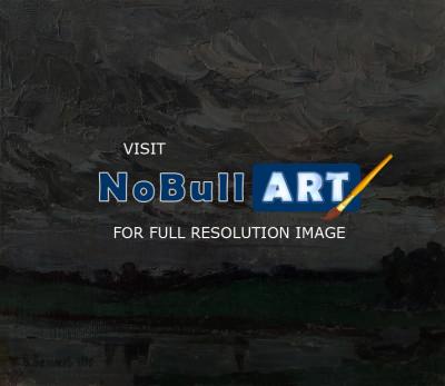 Multiple - On The Lake - Oil On Canvas