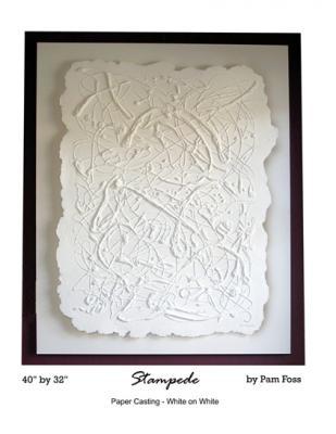 Abstract Bas-Reliefs - Stampede - Cast Paper