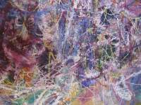 Liniar Movement - Acrylic Paintings - By Gaven Horne, Textural Abstract Painting Artist