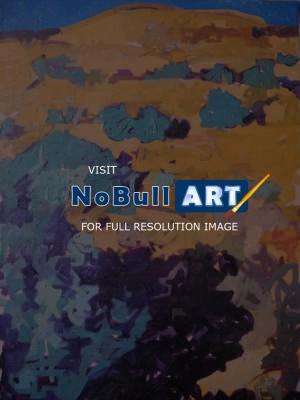 Landscape Oil Painting - Juniper Landscape Oil Painting Moab Utah - Landscape Oil Painting