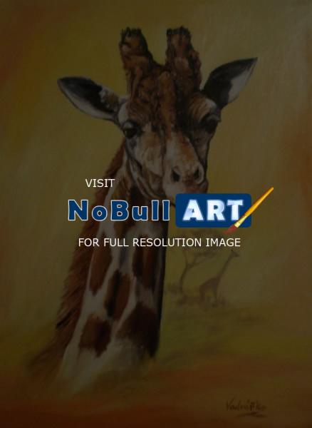 Animals By Mv - Giraffe - Oilpaint