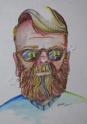 Portraiture - Self Portrait - Marker