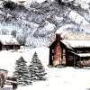 Early Snowfall - Oil Paintings - By Penny Everhart, Realism Painting Artist