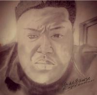 Big Klef - Pencil And Paper Drawings - By Giddalti Ugo Chinye-Ikejiunor, Portrait Drawing Artist