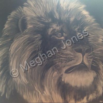 Animals - Lion2 - Acrylics