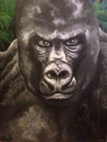 Animals - Gorilla - Acrylics