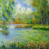 Landscape - Oil On Canvas Paintings - By Liudvikas Daugirdas, Impressionism Painting Artist