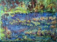 Flowers - Marsh Marigolds - Oil On Canvas