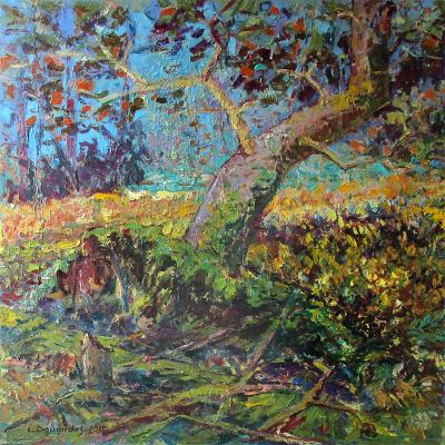 Landscape - Forest Symphony - Oil On Canvas