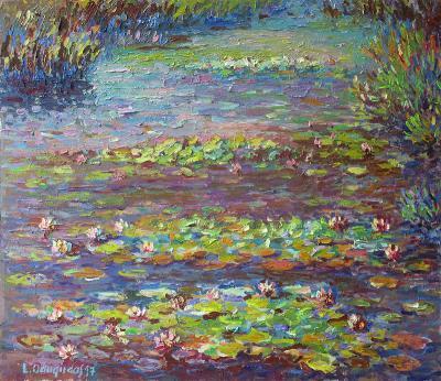 Pond - Pond - Oil  Cardboard