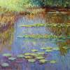 Lily Pond - Oil On Canvas Paintings - By Liudvikas Daugirdas, Impressionism Painting Artist