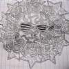 El Sol - Pencil Drawings - By Cris Mendoza, Abstract Drawing Artist