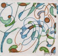 Whirlwind - Mixed Media Mixed Media - By Anna Helena Fisher, Abstract Mixed Media Artist