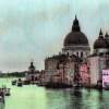 Venice  Italy - Photomarkersand Color Pencil Mixed Media - By Anna Helena Fisher, Seascape Mixed Media Artist