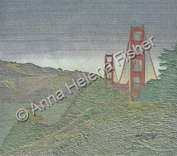 Landscape - Golden Gate Bridge San Francisco Ca Usa - Mixed Media