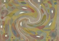 Ovals - Mixed Media Paintings - By Anna Helena Fisher, Abstract Painting Artist