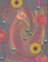 Sangrento - Mixed Media Paintings - By Anna Helena Fisher, Composition Painting Artist
