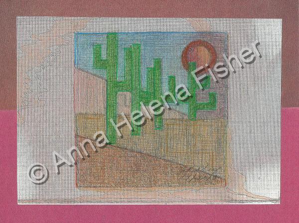 Landscape - Aridez - Mixed Media