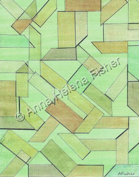 Figurative - Forever Green - Mixed Media