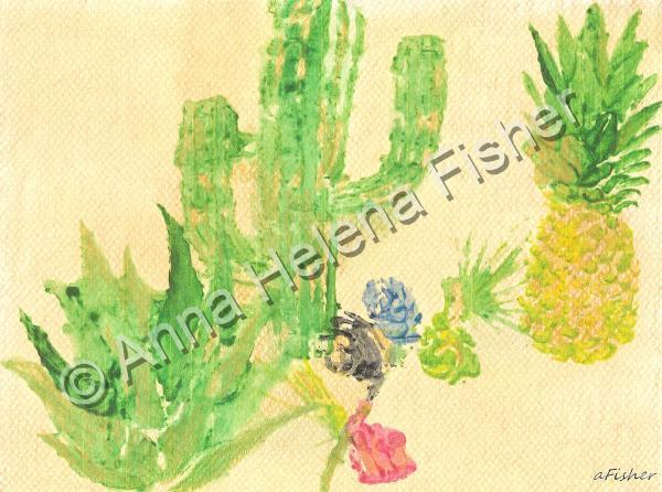 Flora - Arizona - Mixed Media