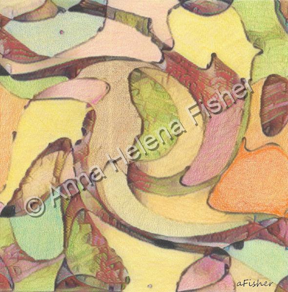 Abstract - Nuts - Mixed Media