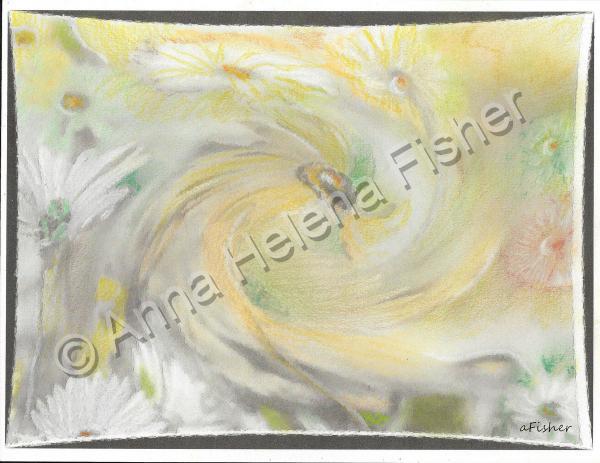 Flora - Its Windy Outside 1 - Mixed Media
