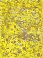 In Gold We Trust - Mixed Media Paintings - By Anna Helena Fisher, Composition Painting Artist