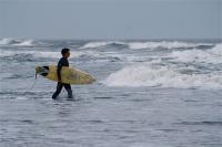 Atlantic Ocean Surfer - Dslr Photography - By Yvonne Culbertson, World Photography Artist