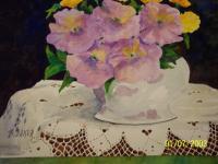 The Artist - Flowers And Lace - Watercolor