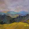 New Mexicos Golden Poppies - Watercolor Paintings - By Barbara Baker, Realism Painting Artist