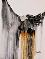 Eagel Spirit - Oil Paintings - By Patrick Trotter, Drip Painting Painting Artist