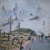 Foggy Morning - Oil Paintings - By Patrick Trotter, Fine Art Print Painting Artist