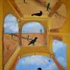 Three Way - Oil Paintings - By Patrick Trotter, Fine Art Print Painting Artist