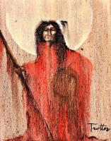 American Indian Spirit World - Red Man - Oil