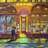 Dizzys Jazz Club_Sold - Oil On Canvas Paintings - By Richard T Pranke, Impressionist Painting Artist