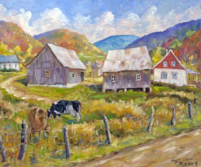 Art Sell Directly By The Artis - Charlevoix North - Sold - Oil On Canvas