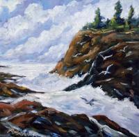 Art Sell Directly By The Artis - Lands End_Sold - Oil On Canvas