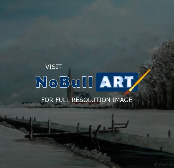 Landscapes - Weiland In De Winter - Acrylic