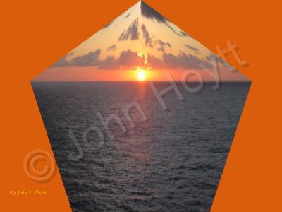 Sunset - Orange Sunset - Photoshop