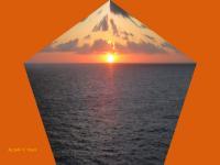 Orange Sunset - Photoshop Photography - By John Hoytt, Photography Photography Artist