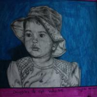 Cute Kid - Pencile Drawings - By Sajith Puthukkudi Sooryakiran Bhrahaspathi, Impressionism Drawing Artist