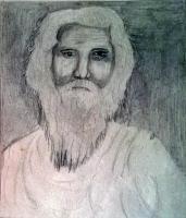 Pencil Drawing - Rabindra Nadh Tagore - Pencil