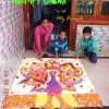 Pookkalam - Flower Work - Flower Other - By Sajith Puthukkudi Sooryakiran Bhrahaspathi, Impressionism Other Artist