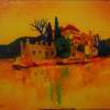 No5 - Oil On Wood Paintings - By Dino Bakic, Abstrakt Expressionism Painting Artist