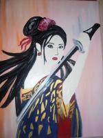 1 - Woman Warrior - Oil On Canvas